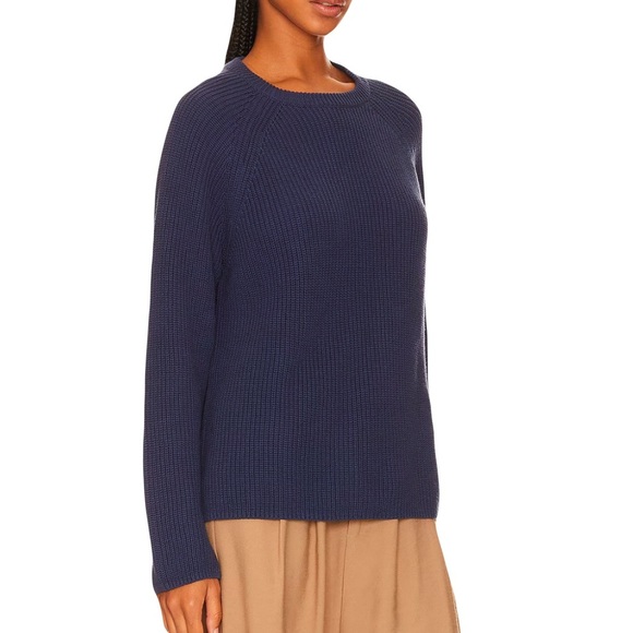 NWT Stitches + Stripes Women’s Votton Knit Navy Oversized Crewneck Sweater Small - Picture 2 of 11